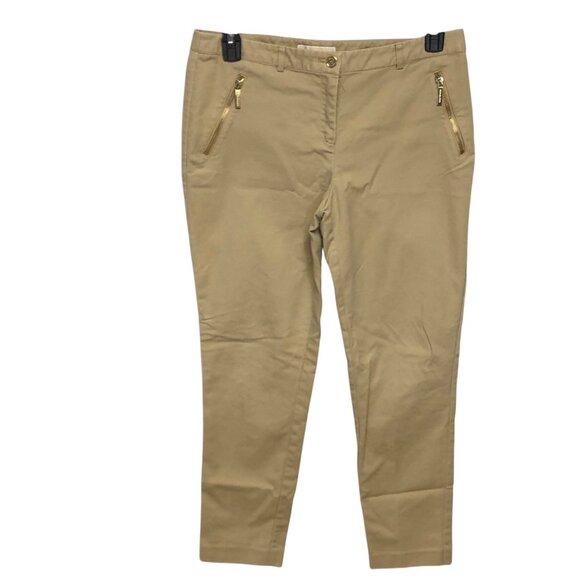 Michael Kors zip pocket khaki pants size 10 - Picture 2 of 6